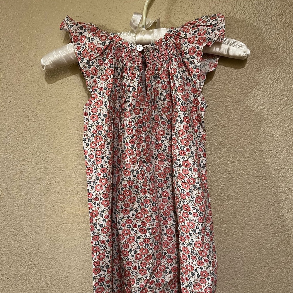 No Tag | 100% Cotton Floral Smocked Dress - Picture 5 of 5